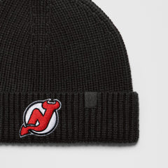 New Jersey Devils - lululemon Unisex Close-Fit Wool-Blend Ribbed Beanie Black