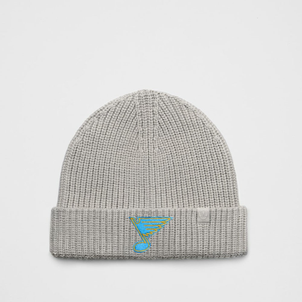 St. Louis Blues - lululemon Unisex Close-Fit Wool-Blend Ribbed Beanie Heathered Gull Grey