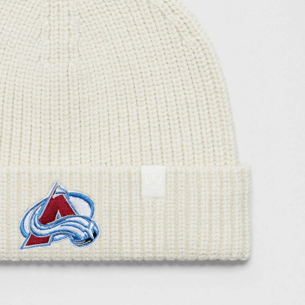 Colorado Avalanche - lululemon Unisex Close-Fit Wool-Blend Ribbed Beanie Heathered Bone