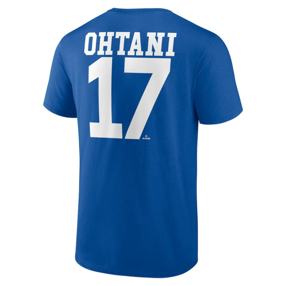 Shohei Ohtani Los Angeles Dodgers Player Name & Number T-Shirt discount