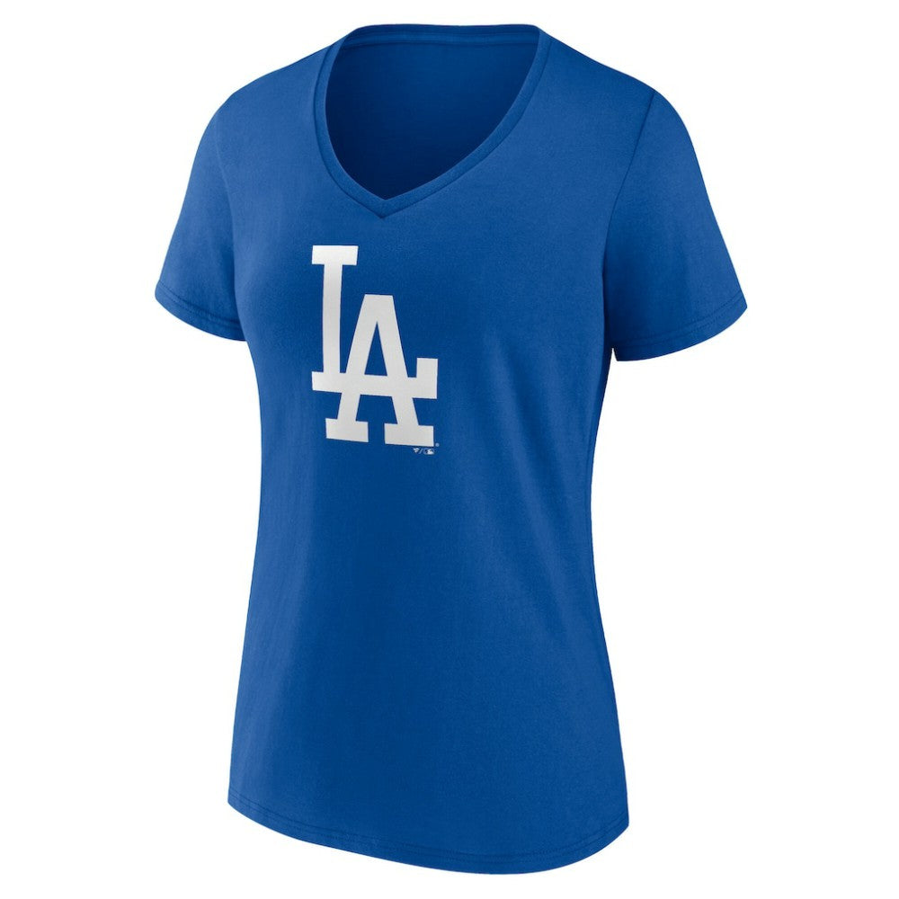Shohei Ohtani Los Angeles Dodgers Women's Player Name & Number V-Neck T-Shirt Lifestyle