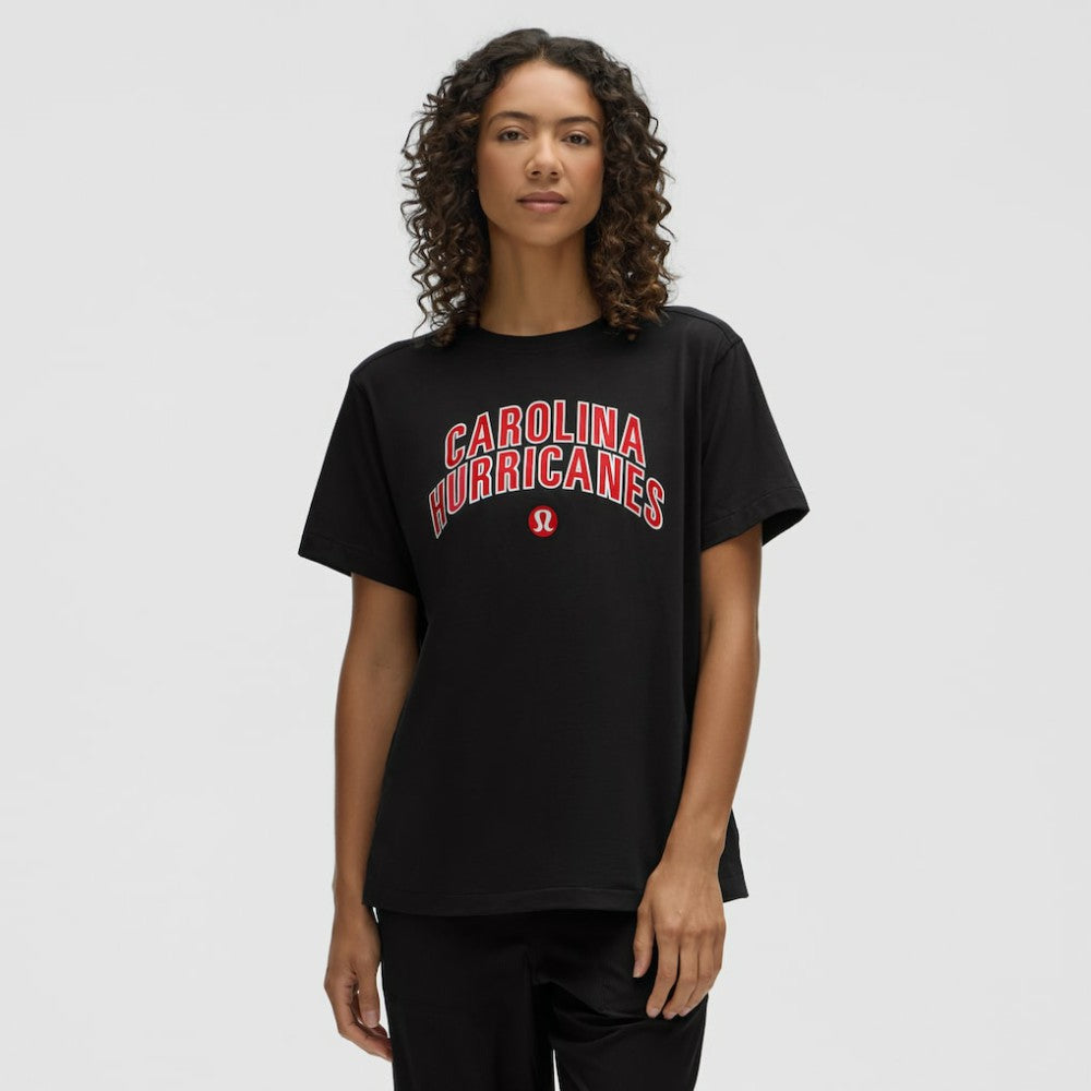 Carolina Hurricanes - lululemon Women's All Yours Organic Cotton T-Shirt Black