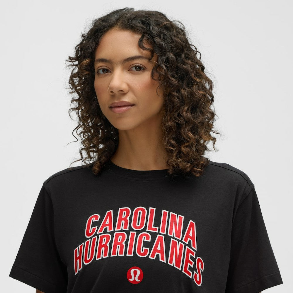 Carolina Hurricanes - lululemon Women's All Yours Organic Cotton T-Shirt Black