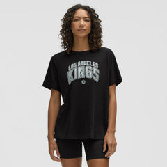 Los Angeles Kings - lululemon Women's All Yours Organic Cotton T-Shirt Black