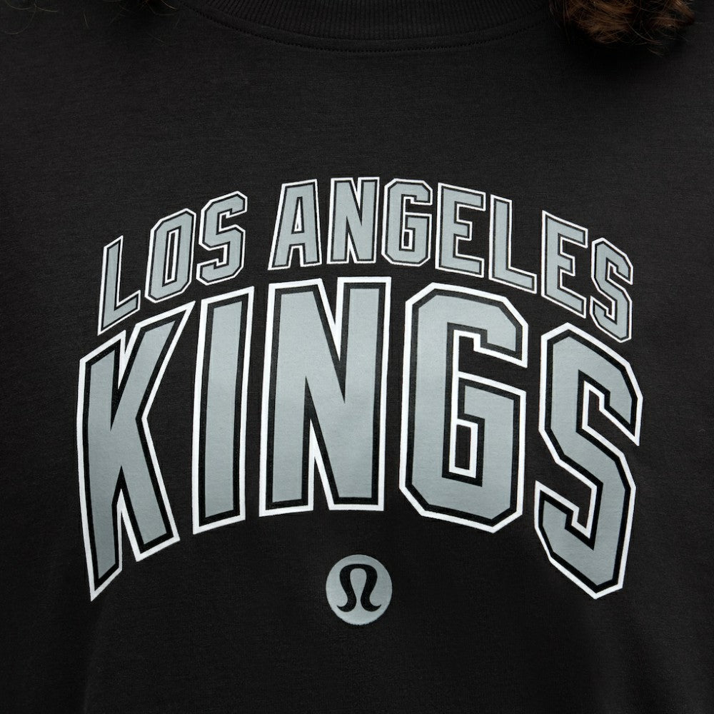 Los Angeles Kings - lululemon Women's All Yours Organic Cotton T-Shirt Black