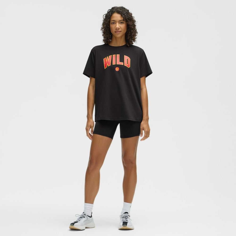Minnesota Wild - lululemon Women's All Yours Organic Cotton T-Shirt Black