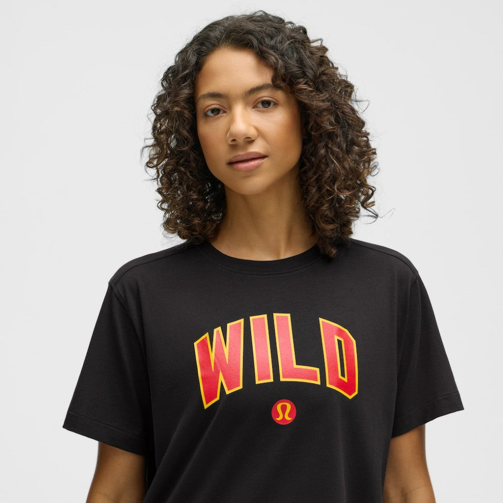 Minnesota Wild - lululemon Women's All Yours Organic Cotton T-Shirt Black