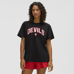 New Jersey Devils - lululemon Women's All Yours Organic Cotton T-Shirt Black