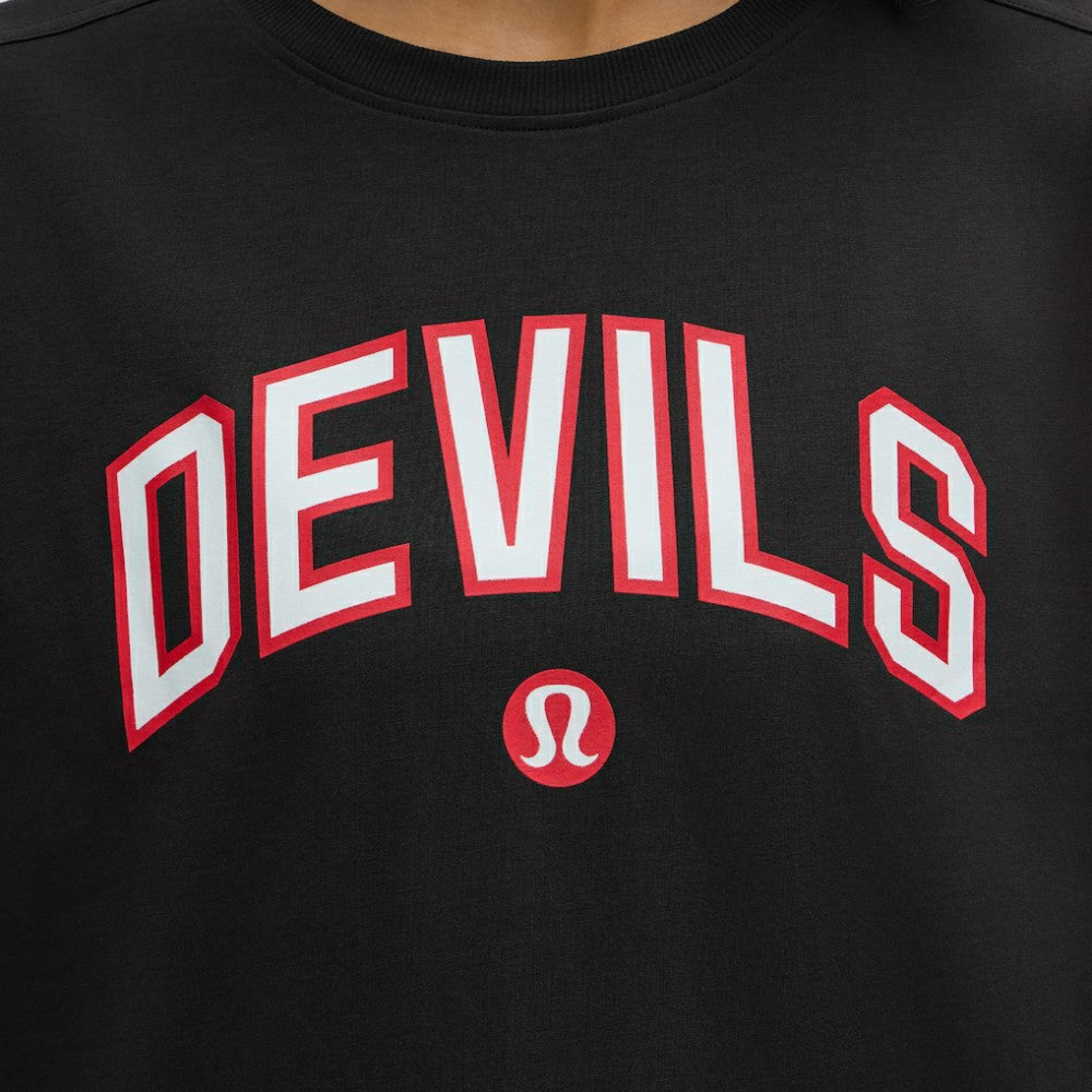 New Jersey Devils - lululemon Women's All Yours Organic Cotton T-Shirt Black