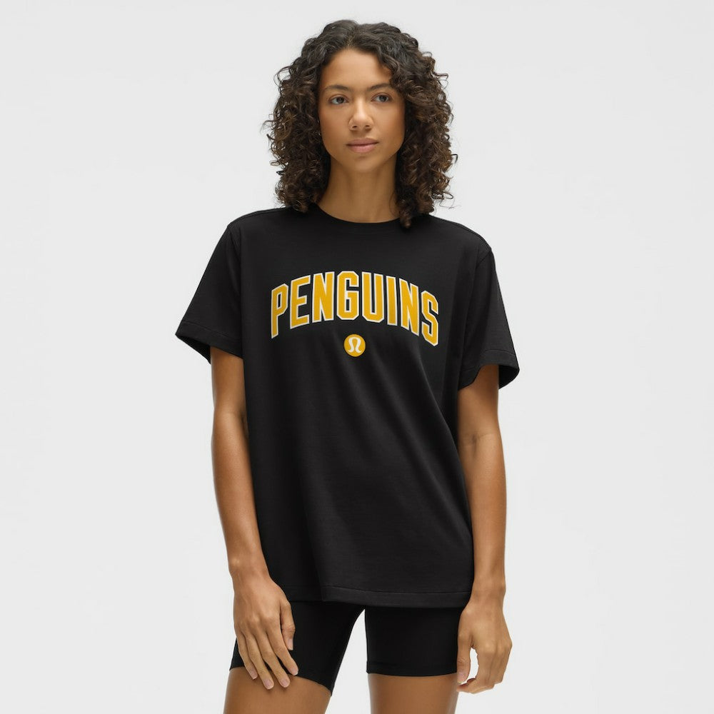 Pittsburgh Penguins lululemon Women's All Yours Organic Cotton T-Shirt Black