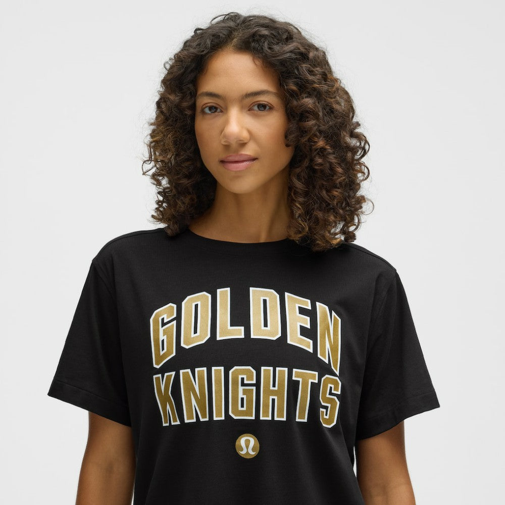 Vegas Golden Knights lululemon Women's All Yours Organic Cotton T-Shirt Black