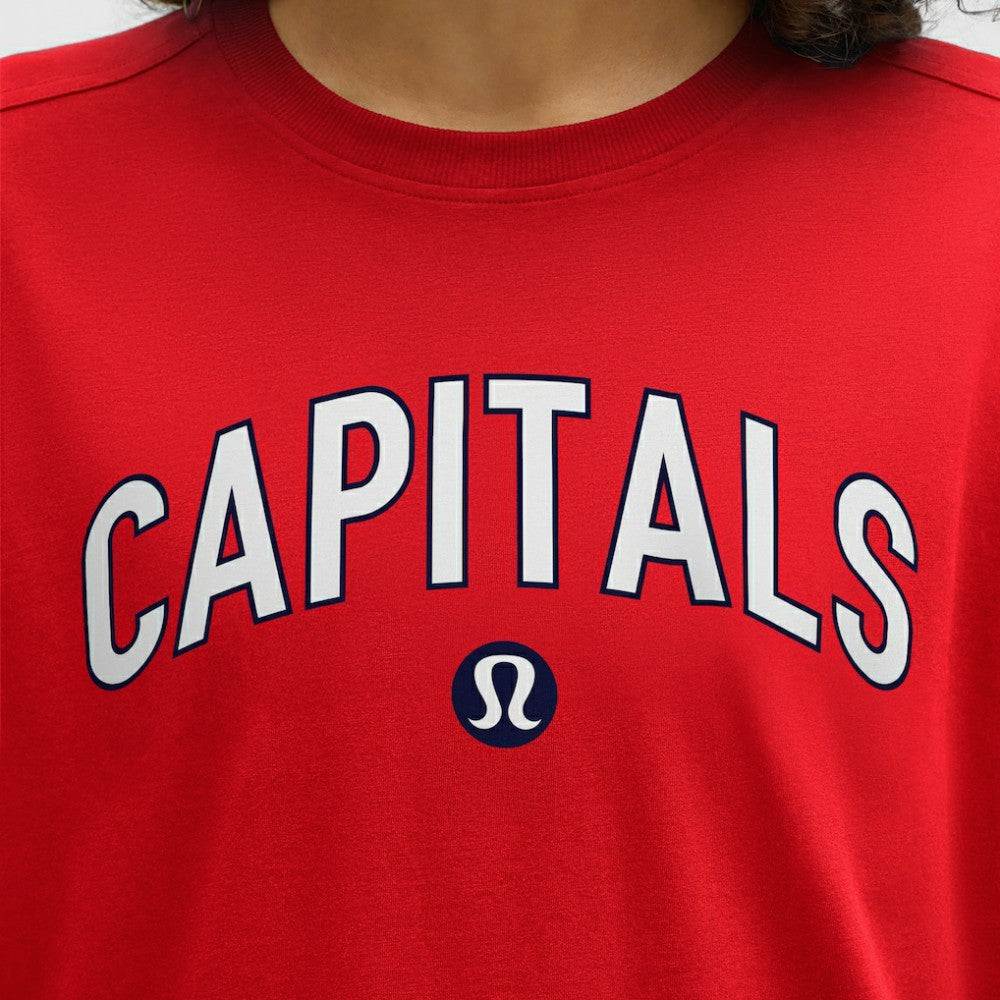 Washington Capitals lululemon Women's All Yours Organic Cotton T-Shirt True Red