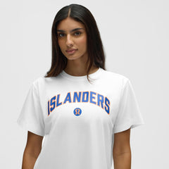 New York Islanders - lululemon Women's All Yours Organic Cotton T-Shirt White