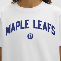 Toronto Maple Leafs - lululemon Women's All Yours Organic Cotton T-Shirt White