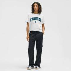 Vancouver Canucks - lululemon Women's All Yours Organic Cotton T-Shirt White
