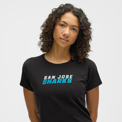 San Jose Sharks - lululemon Women's Cates T-Shirt Black