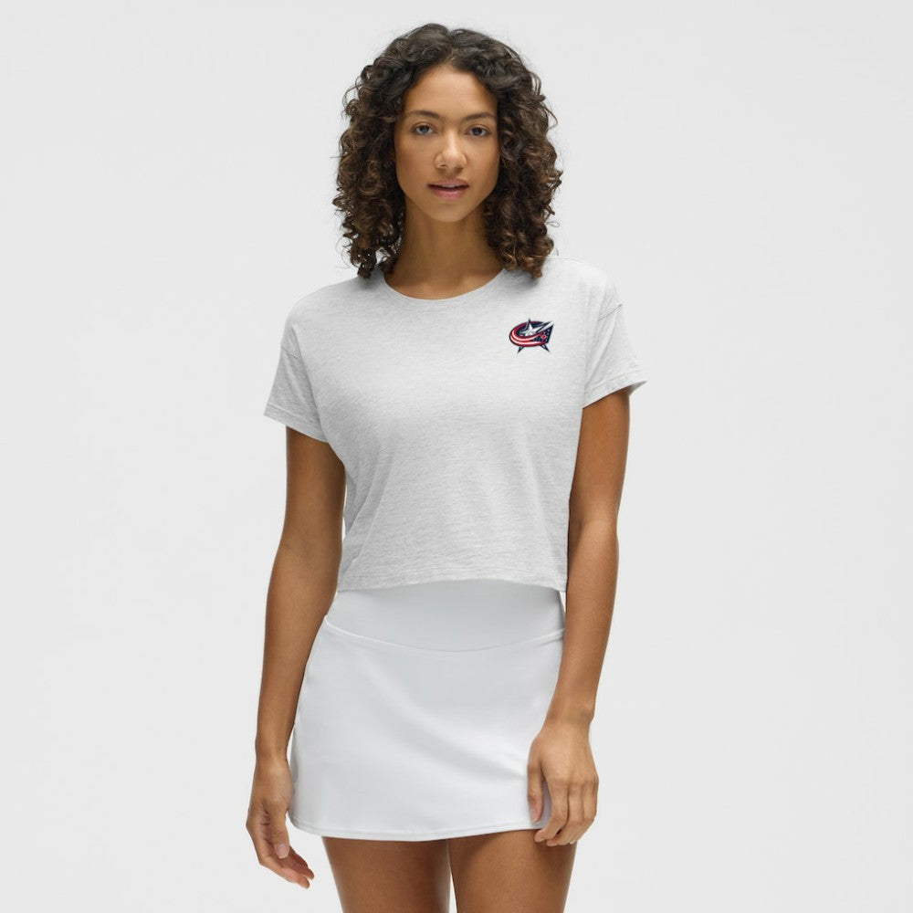 Columbus Blue Jackets - lululemon Women's Cates T-Shirt Heathered Core Ultra Light Grey