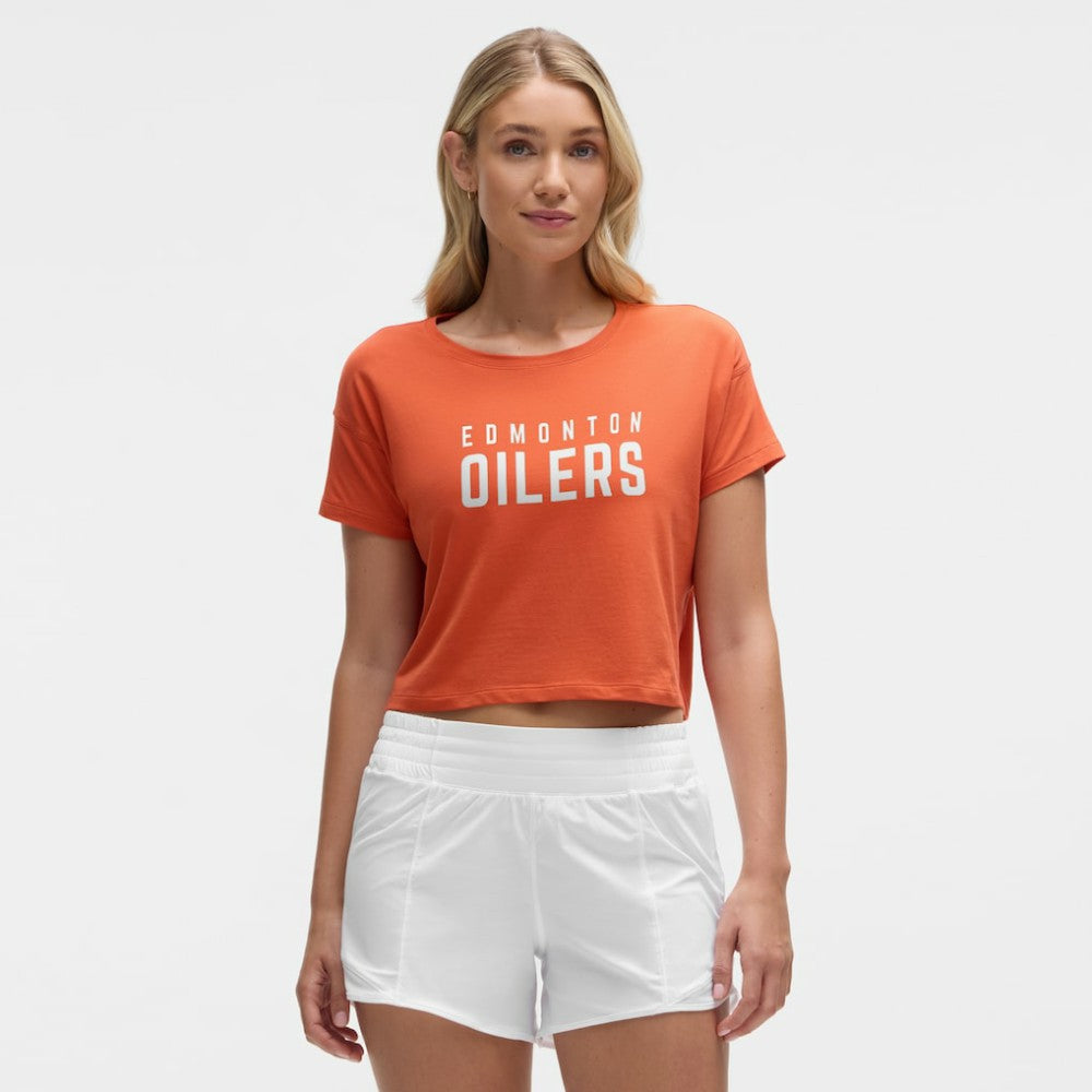 Edmonton Oilers - lululemon Women's Cates T-Shirt Sienna