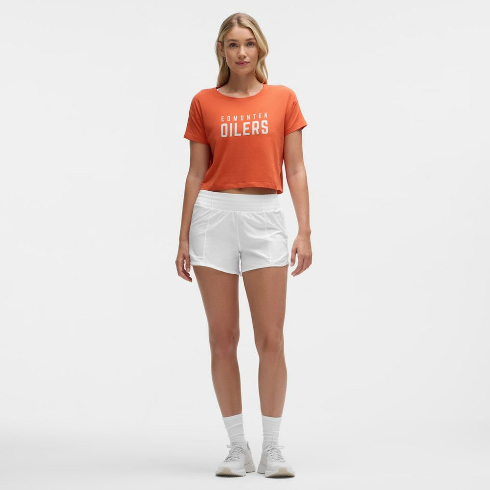 Edmonton Oilers - lululemon Women's Cates T-Shirt Sienna