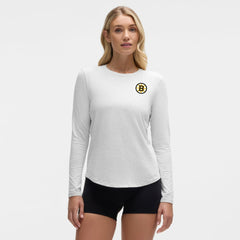 Boston Bruins lululemon Women's Love Long Sleeve T-Shirt Heathered Core Ultra Light Grey