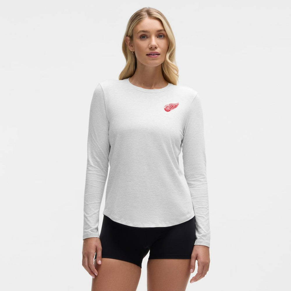 Detroit Red Wings - lululemon Women's Love Long Sleeve T-Shirt Heathered Core Ultra Light Grey