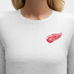 Detroit Red Wings - lululemon Women's Love Long Sleeve T-Shirt Heathered Core Ultra Light Grey