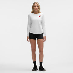 New Jersey Devils - lululemon Women's Love Long Sleeve T-Shirt Heathered Core Ultra Light Grey