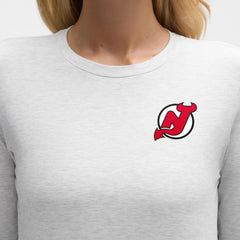 New Jersey Devils - lululemon Women's Love Long Sleeve T-Shirt Heathered Core Ultra Light Grey