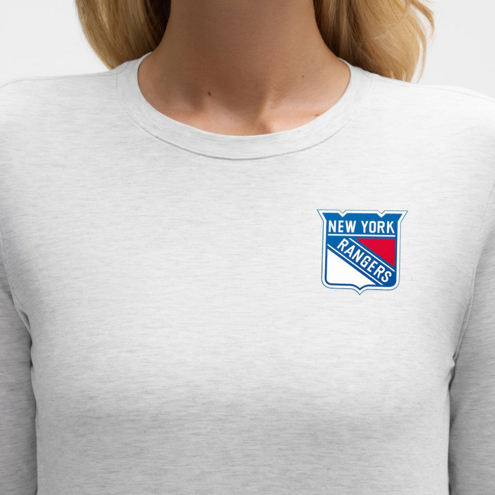 New York Rangers lululemon Women's Love Long Sleeve T-Shirt Heathered Core Ultra Light Grey
