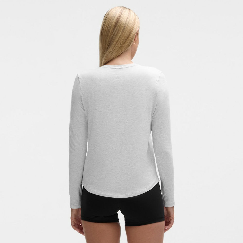 St. Louis Blues - lululemon Women's Love Long Sleeve T-Shirt Heathered Core Ultra Light Grey