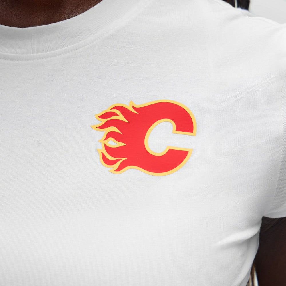 Calgary Flames - lululemon Women's Baby T-Shirt White