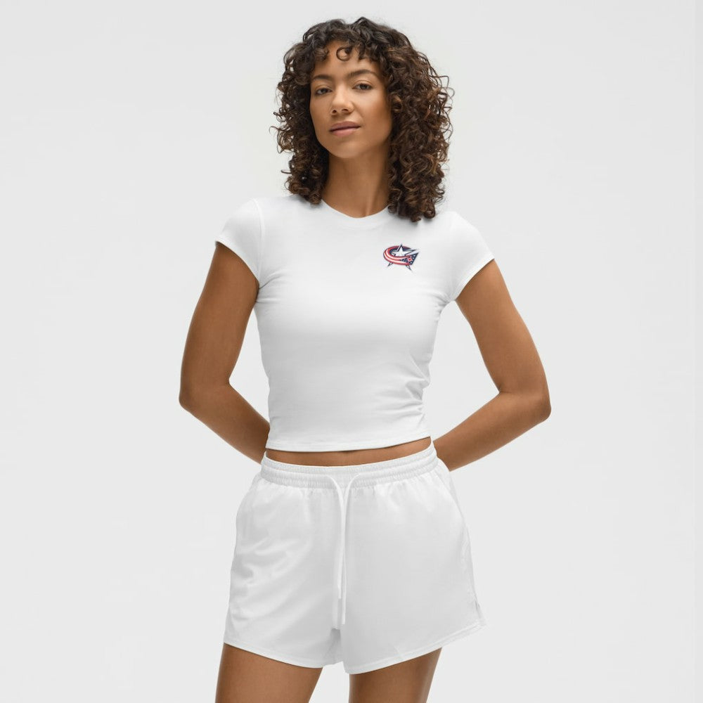 Columbus Blue Jackets - lululemon Women's Baby T-Shirt White