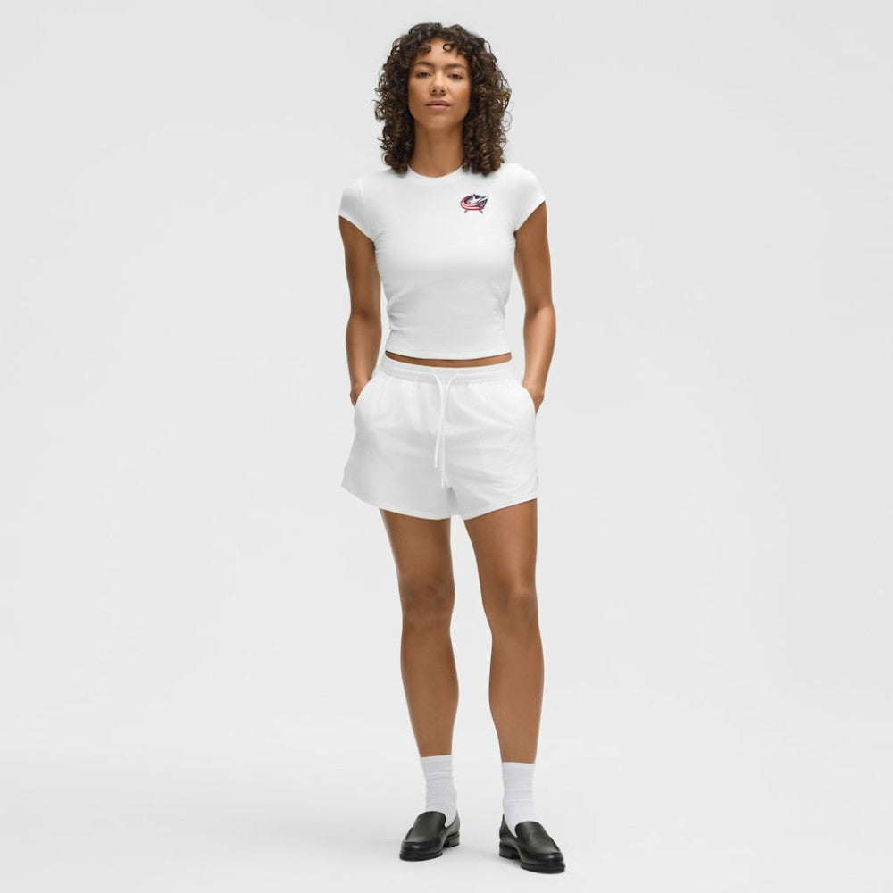 Columbus Blue Jackets - lululemon Women's Baby T-Shirt White