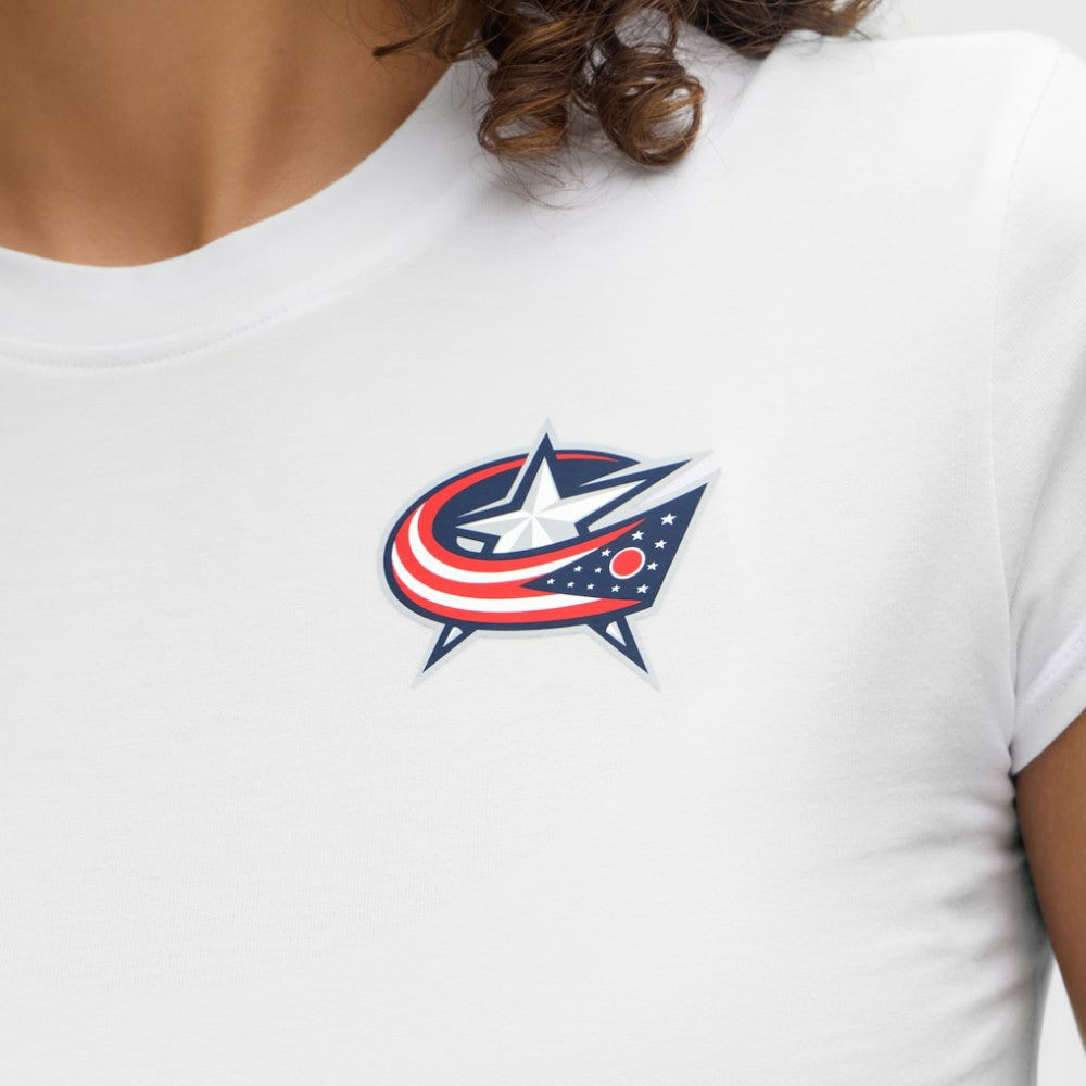 Columbus Blue Jackets - lululemon Women's Baby T-Shirt White