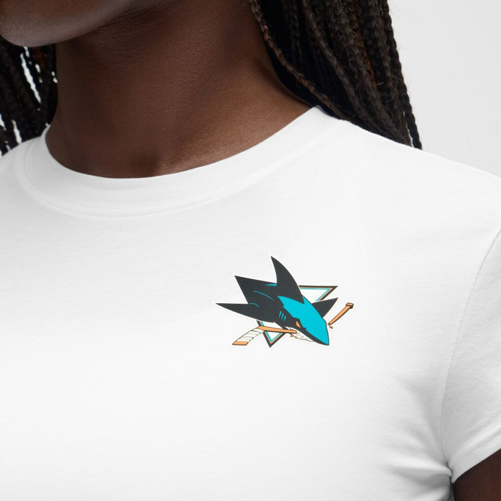 San Jose Sharks - lululemon Women's Baby T-Shirt White