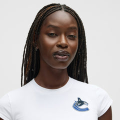 Vancouver Canucks - lululemon Women's Baby T-Shirt White