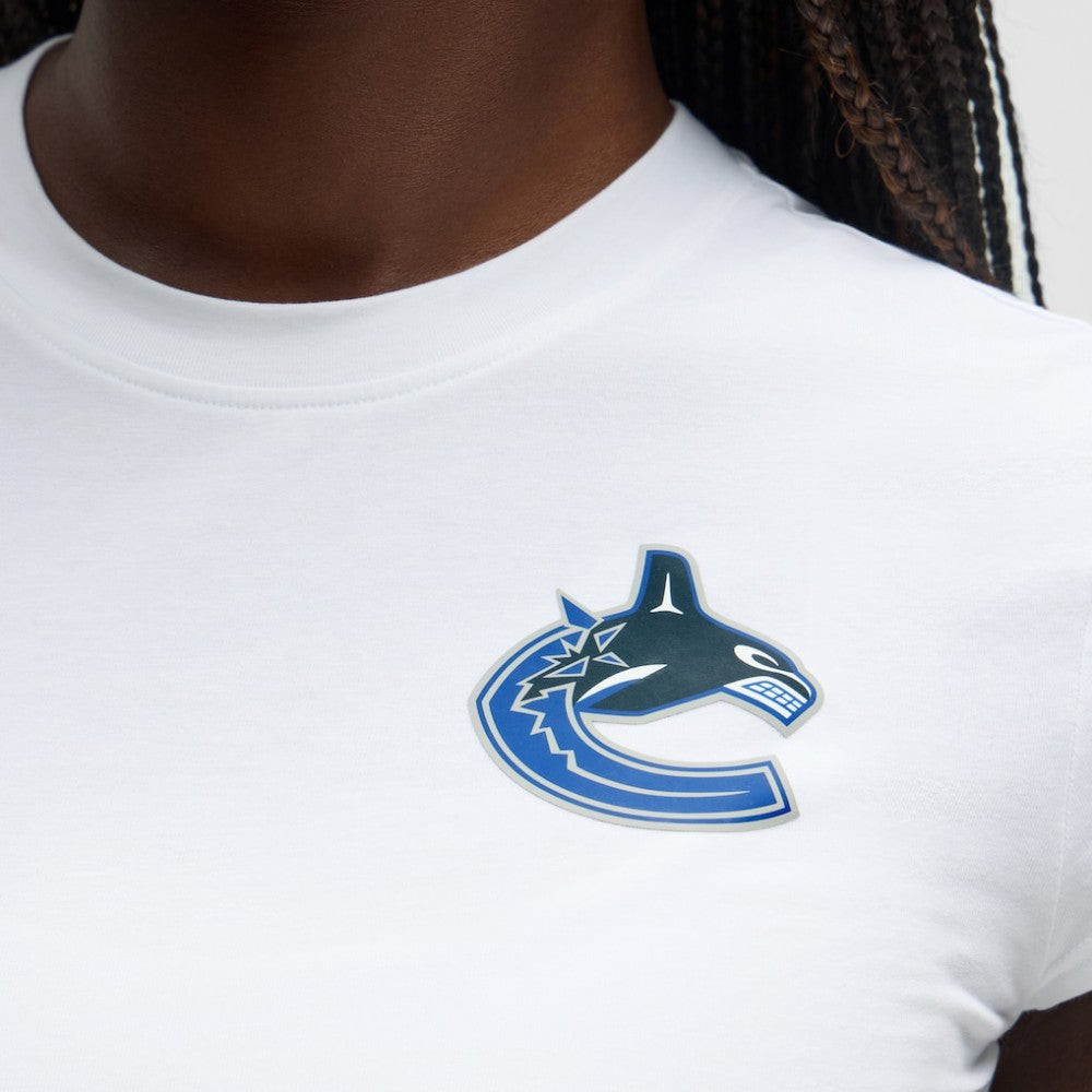Vancouver Canucks - lululemon Women's Baby T-Shirt White