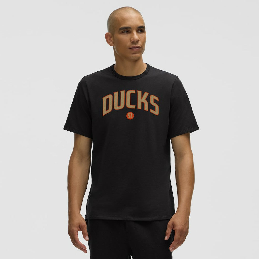 Anaheim Ducks - lululemon Organic Cotton Classic-Fit T-Shirt Black