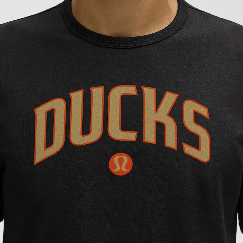 Anaheim Ducks - lululemon Organic Cotton Classic-Fit T-Shirt Black