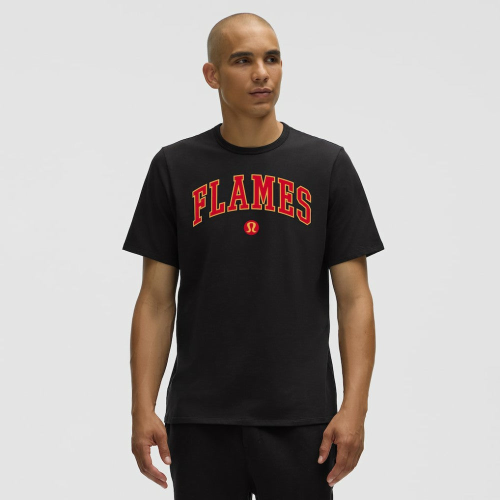 Calgary Flames - lululemon Organic Cotton Classic-Fit T-Shirt Black