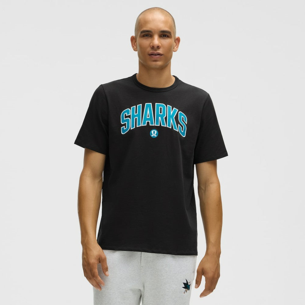 San Jose Sharks - lululemon Organic Cotton Classic-Fit T-Shirt Black