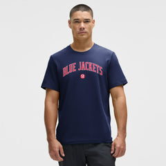 Columbus Blue Jackets - lululemon Organic Cotton Classic-Fit T-Shirt Blue