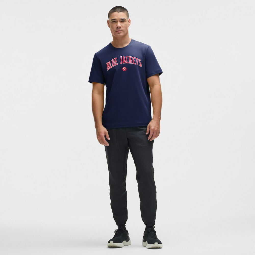Columbus Blue Jackets - lululemon Organic Cotton Classic-Fit T-Shirt Blue