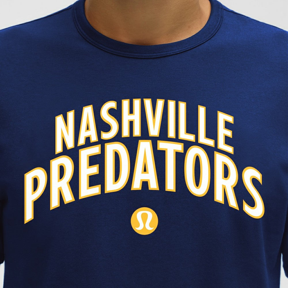 Nashville Predators - lululemon Organic Cotton Classic-Fit T-Shirt Blue