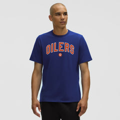 Edmonton Oilers - lululemon Organic Cotton Classic-Fit T-Shirt Larkspur