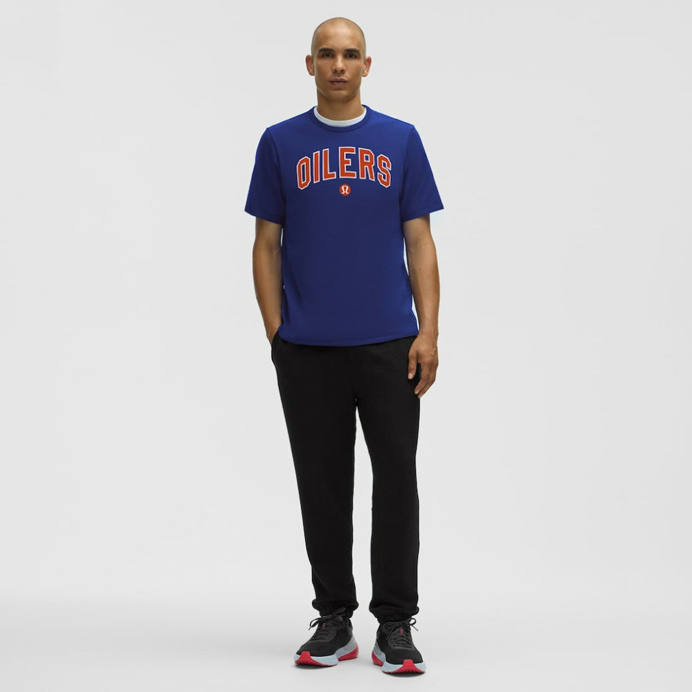 Edmonton Oilers - lululemon Organic Cotton Classic-Fit T-Shirt Larkspur