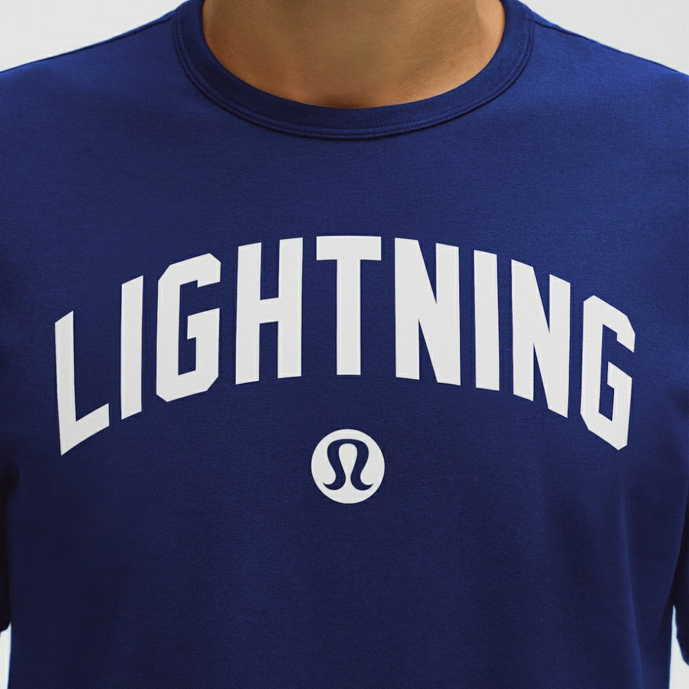 Tampa Bay Lightning - lululemon Organic Cotton Classic-Fit T-Shirt Larkspur