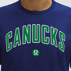 Vancouver Canucks - lululemon Organic Cotton Classic-Fit T-Shirt Larkspur