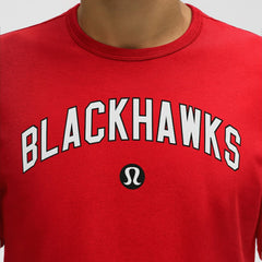 Chicago Blackhawks lululemon Organic Cotton Classic-Fit T-Shirt True Red