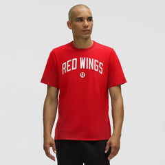 Detroit Red Wings - lululemon Organic Cotton Classic-Fit T-Shirt True Red